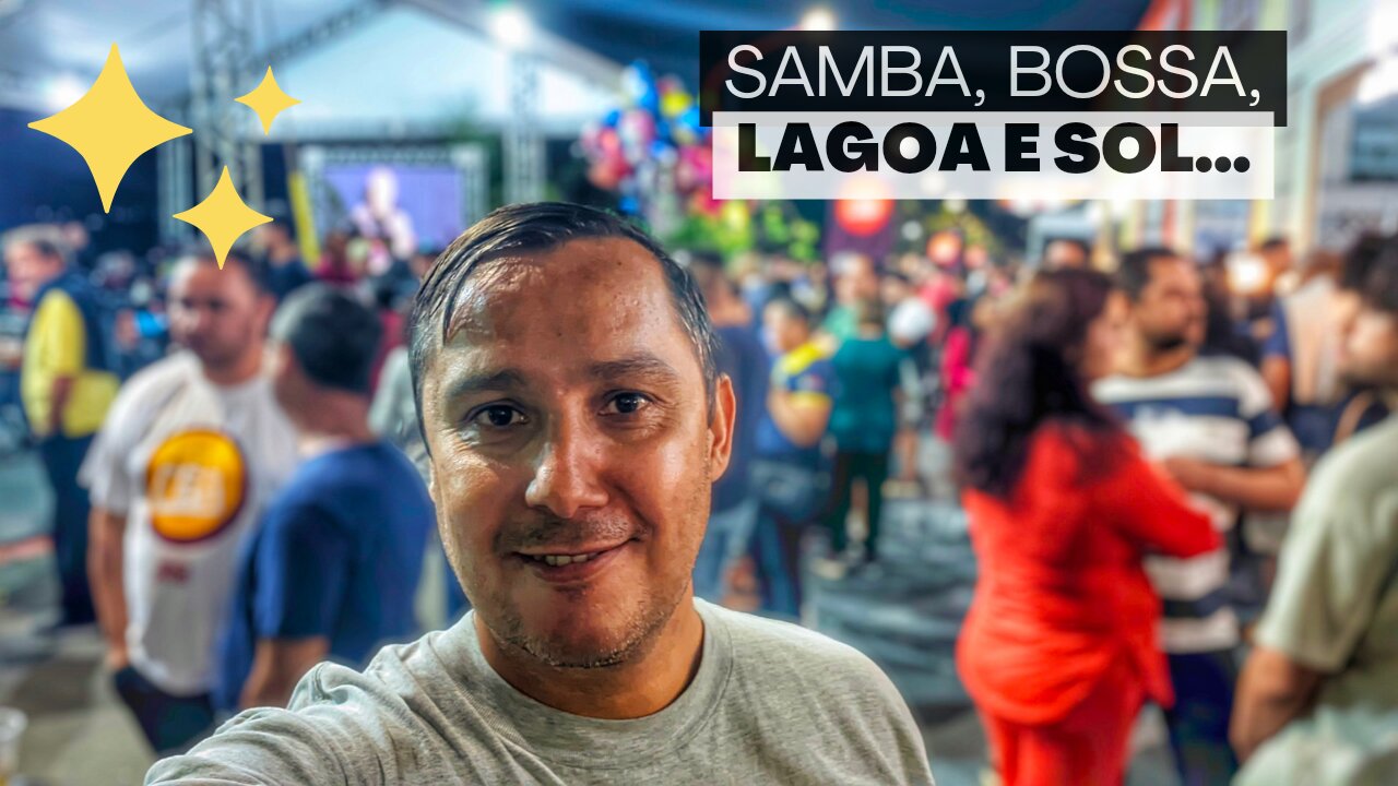 Samba and bossa nova at sunset in Rio de Janeiro.