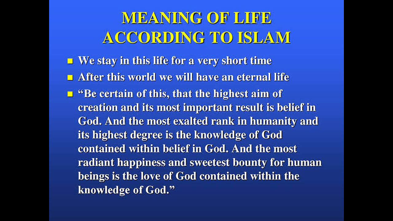 THE MEANING OF LIFE | MUSLIM SPOKEN WORD | HD