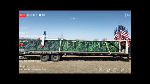 3🔴LIVE - RAW Footage: The People's Convoy 2022 Day 7 - Tuesday March 1 Part 3