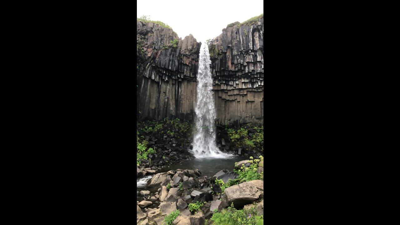 Waterfall in Iceland