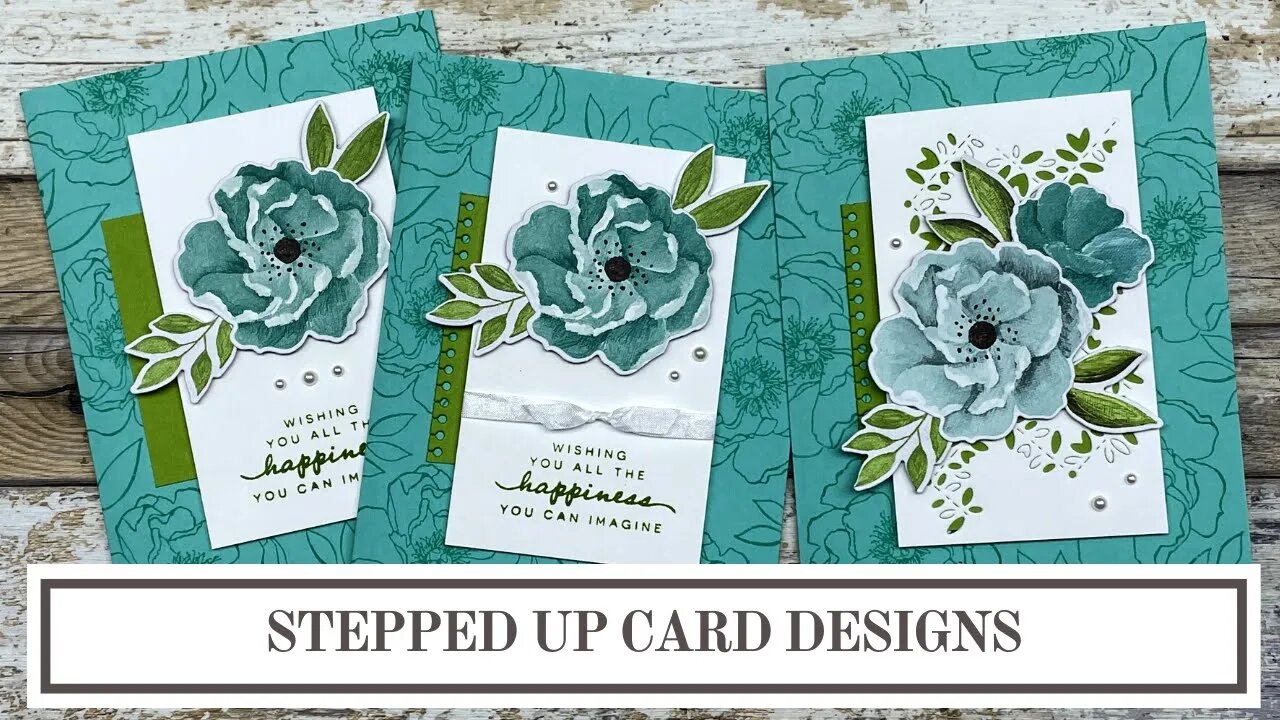 Hues of Happiness Cards | Stepping Up Technique