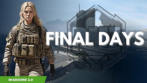 LIVE - The FINAL DAYS of SEASON 3 DMZ are upon us!!!!