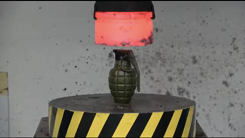 HYDRAULIC PRESS vs GRENADE 💣 | Experiment