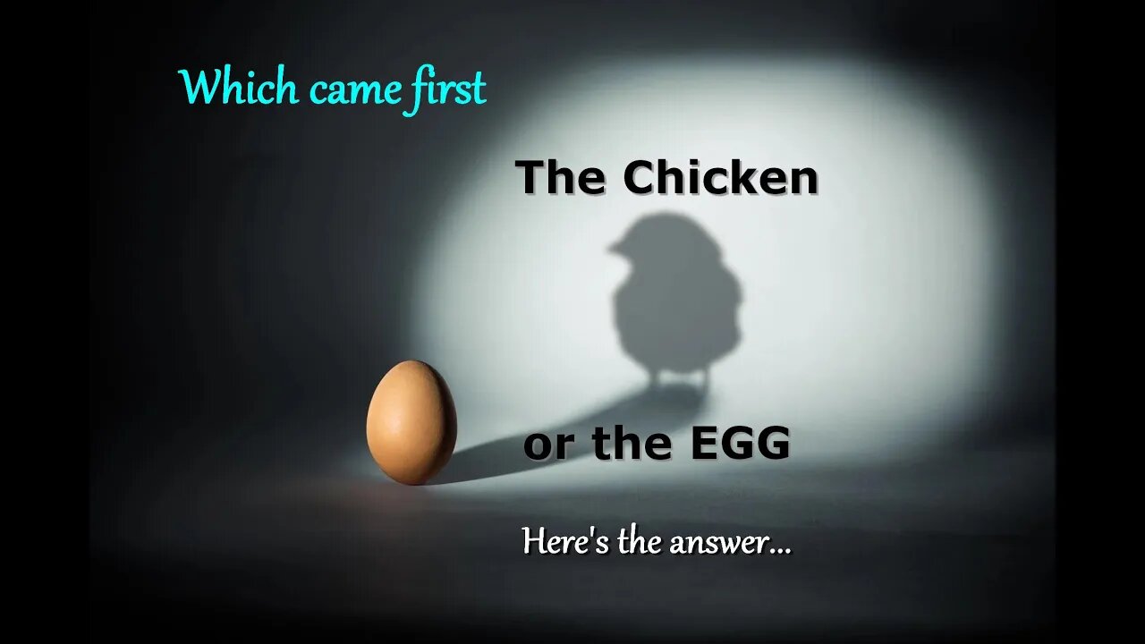 Which Came First: Chicken or the Egg?