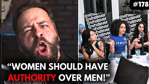 Andrew LOSES IT When Muslim Feminists Suggest Women Should Vote Men Off to War!
