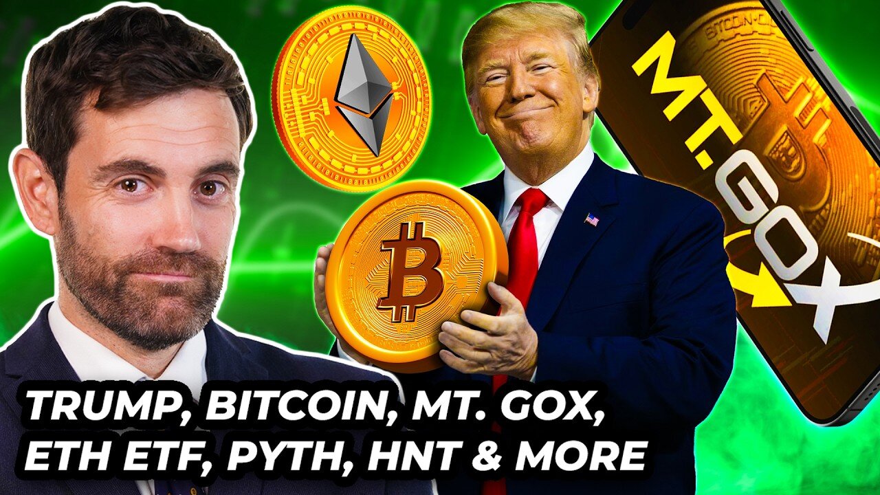 Crypto News: Trump, BTC Price, Mt. Gox, ETH ETFs,HNT, PYTH & MORE!