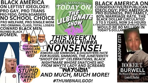 @INDISPUTABLETYT, @ROLANDSMARTIN, THIS WEEK IN CRIMINAL NI##A NONSENSE!