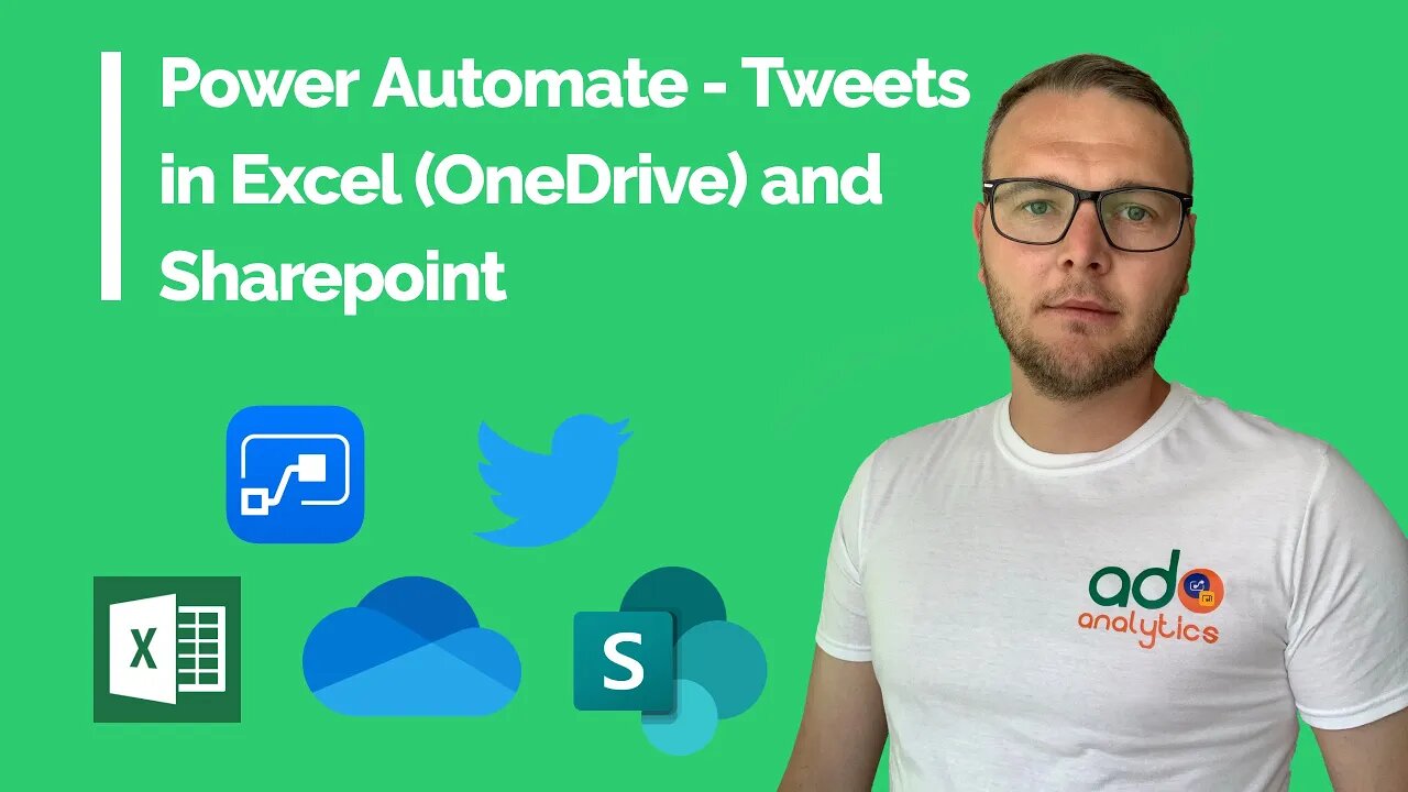 Power Automate - Tweets in Excel (OneDrive) and Sharepoint