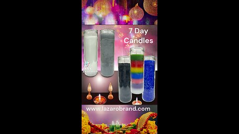 🌟7 Day Plain Candles 🌟 www.lazarobrand.com/7daycandles