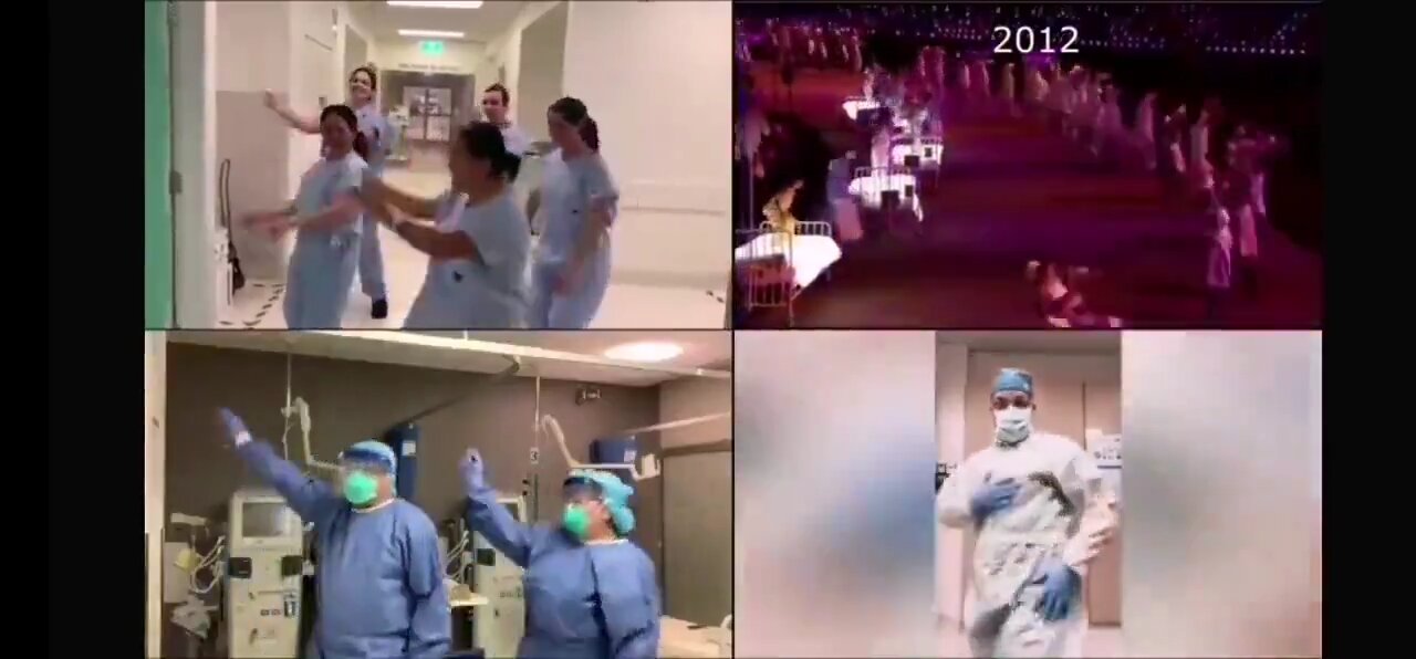 The opening ceremony of the 2012 Summer Olympics featured nurses dancing around hospital beds