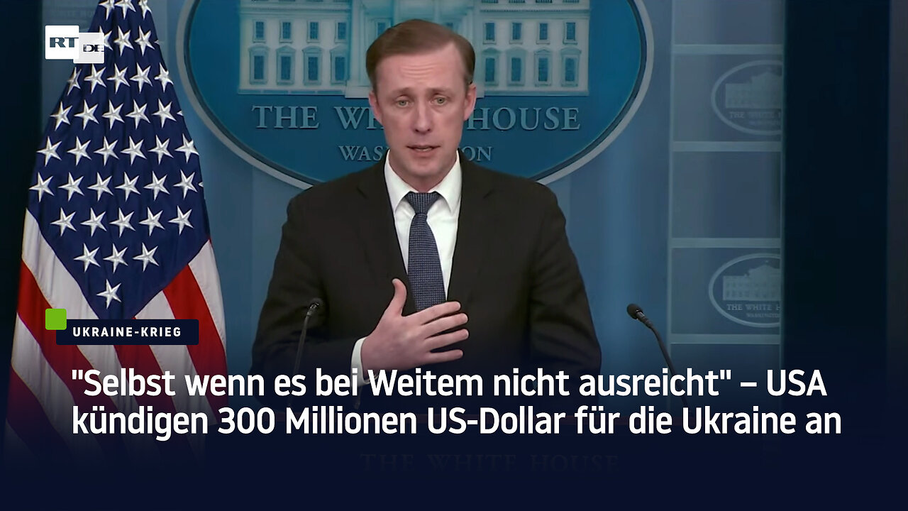 USA kündigen 300 Millionen US-Dollar für die Ukraine an