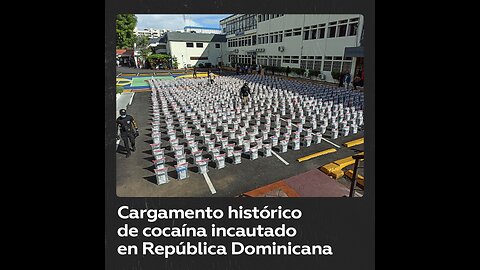 República Dominicana incauta un alijo récord de 9,5 toneladas de cocaína