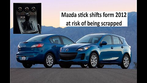 Mazda out of production cable killing manuals 2012-2013