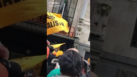 Khalistan Flag | London | Khalistan Zindabad | We Support Panjab Farmers