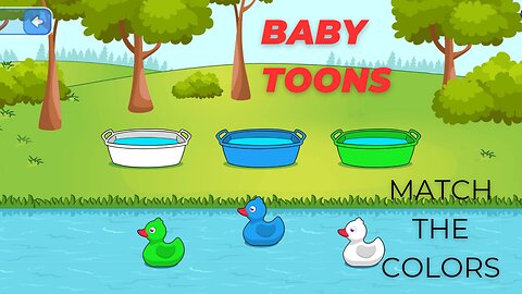 match the color with baby toons