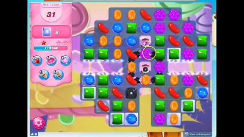 Candy Crush Level 2606 Audio Talkthrough, 2 Stars 0 Boosters