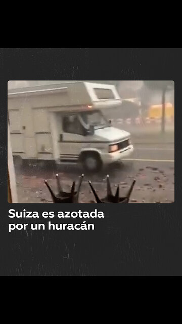 Violenta tormenta causa estragos en La Chaux-de-Fonds