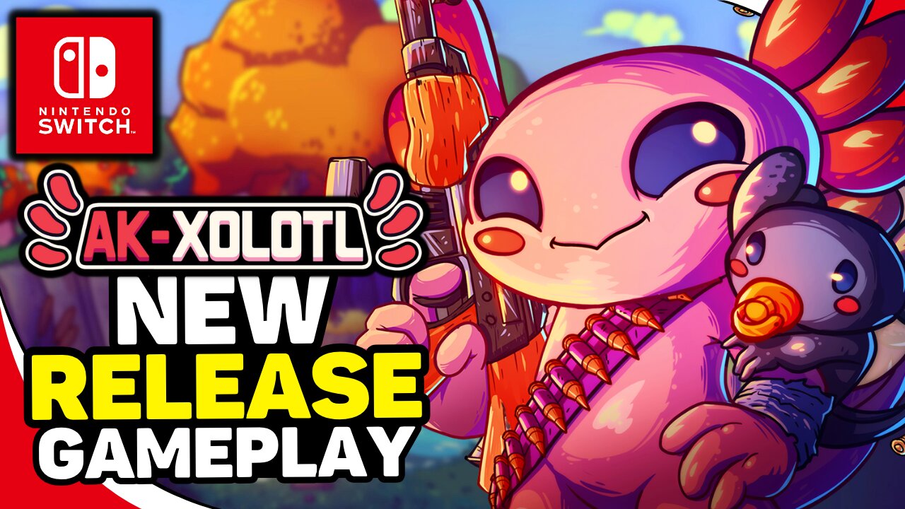 AK-xolotl | Twin-Stick Shooter | Nintendo Switch Gameplay