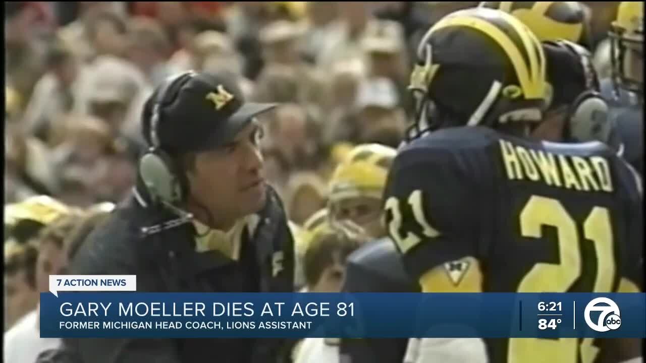 Gary Moeller, former Michigan head coach and Lions assistant, dies at 81