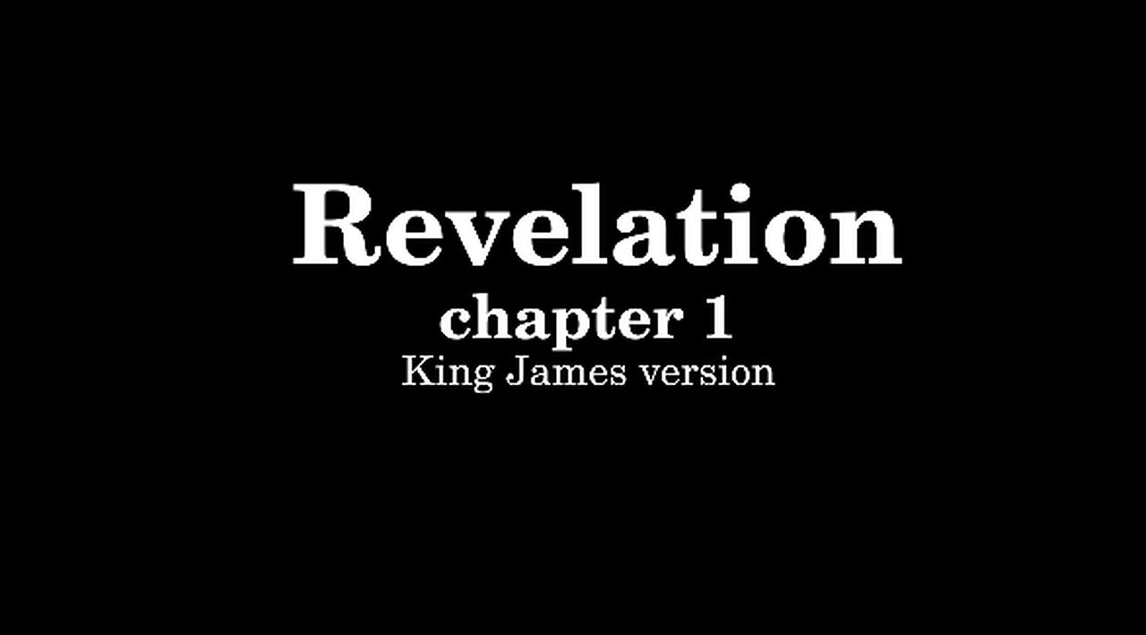 Revelation 1 King James version