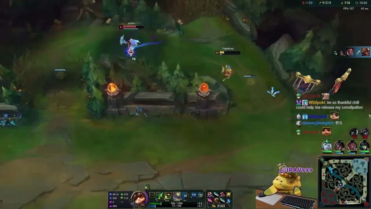 How to know if you successfully tilted someone