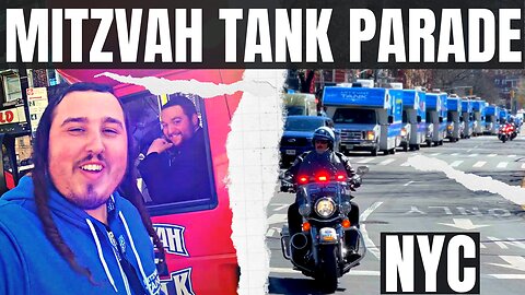 INSIDE MASSIVE NYC MITZVAH TANK PARADE!!!