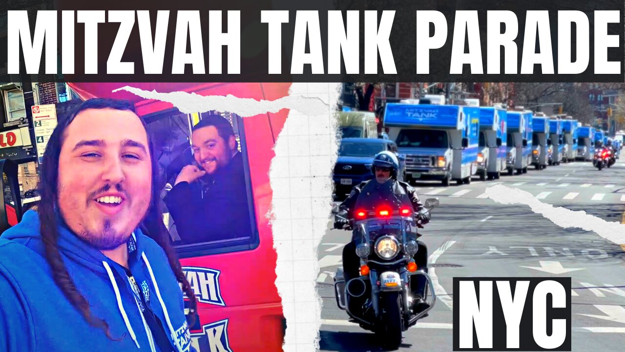 INSIDE MASSIVE NYC MITZVAH TANK PARADE!!!