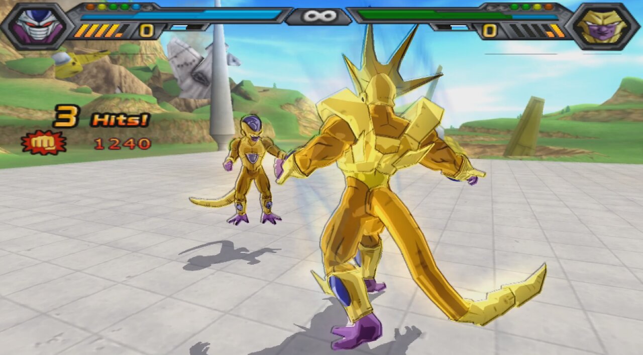 Golden Frieza VS Golden Cooler - DBZ Budokai Tenkaichi 4