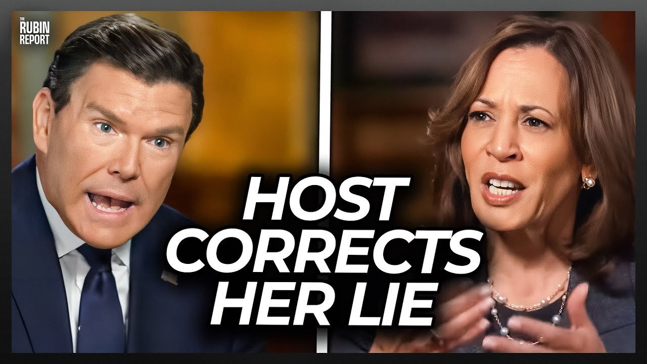 Watch Kamala Harris Get Angry as Fox Host Calmly Corrects Her Lies