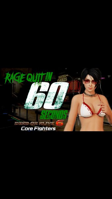 #shorts DEAD OR ALIVE 6 ranked player rage quits versus me!