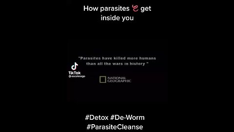 Parasites in.the human body