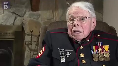 100 Year Old US Marine Corps Veteran Breaks Down Crying "This Is Not The Country We Fought For"