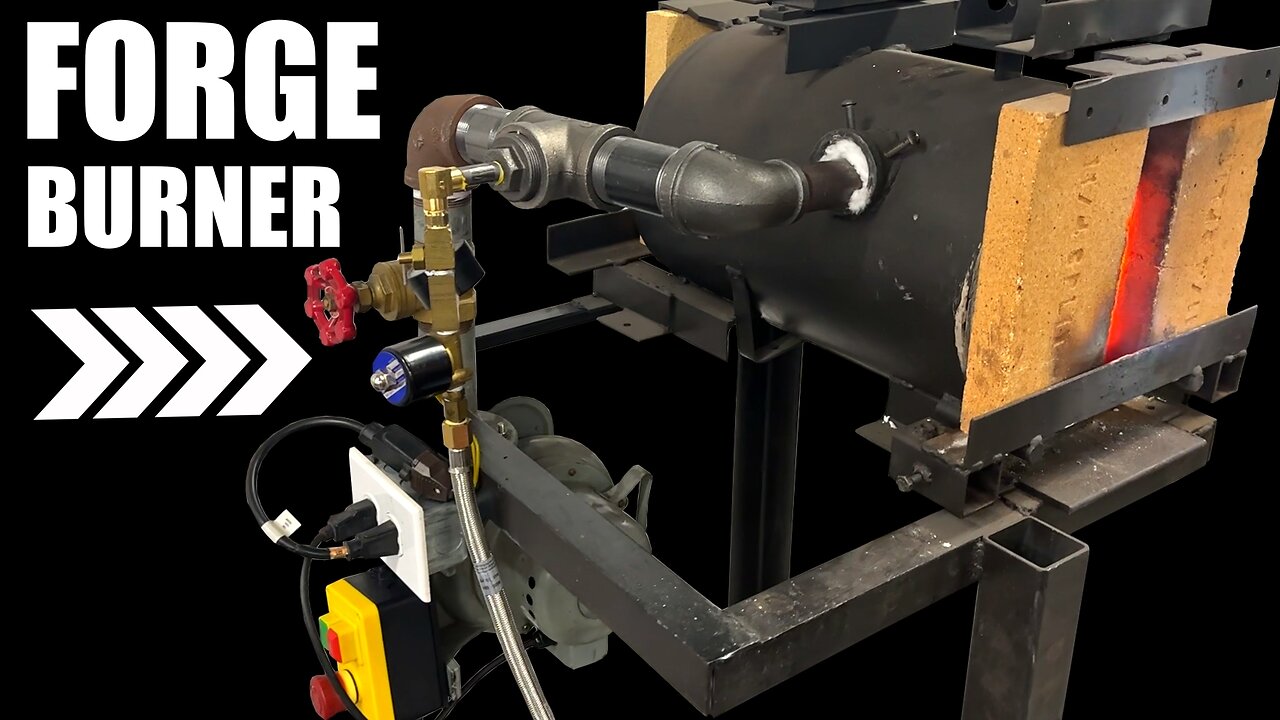 DIY FORGE Burner v2.0 | A Robust Forced Air Burner For Knife Making & Blacksmithing