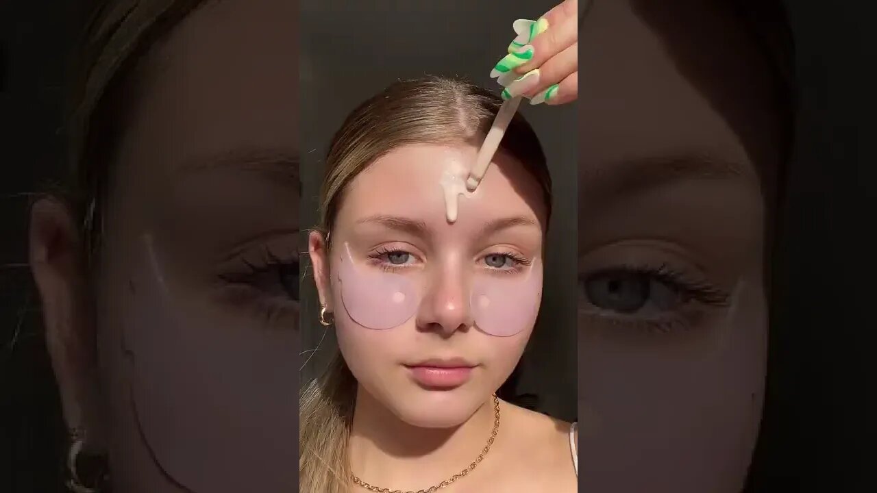 how satisfying is this marshmallow mask#skincare #skincareasmr #asmr #skincareroutine