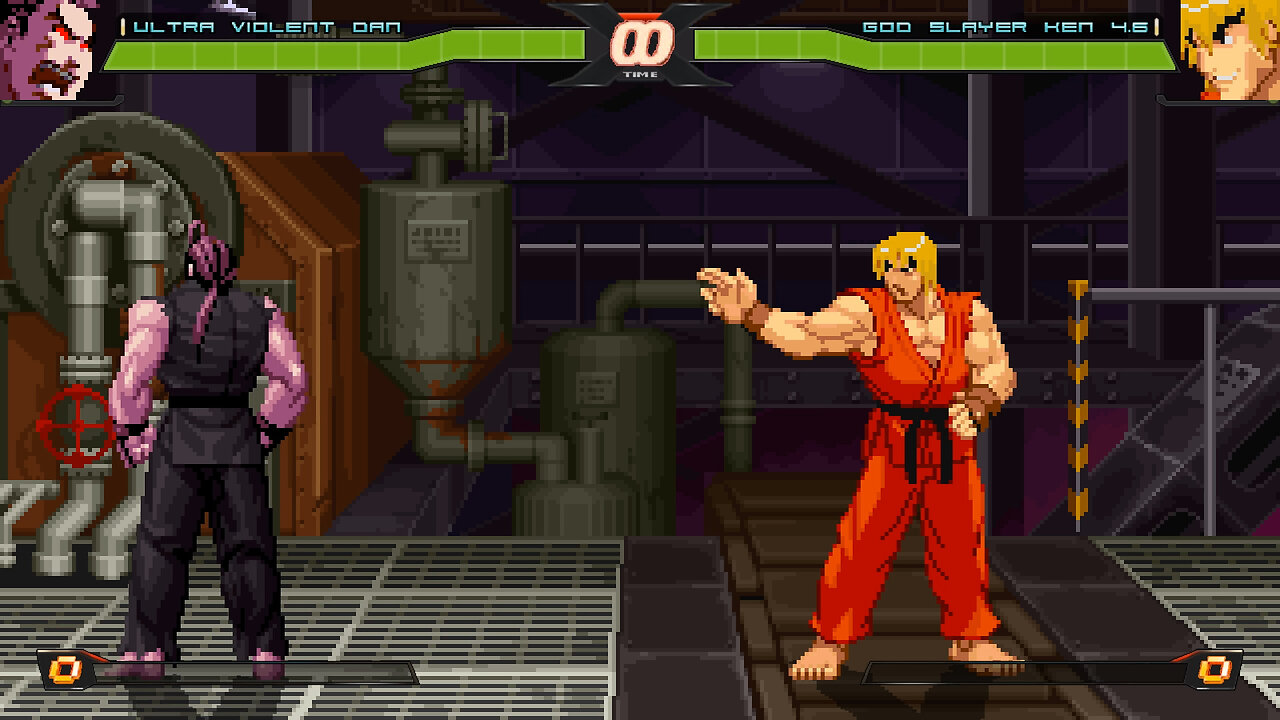 MUGEN - Ultra Violent Dan vs. God Slayer Ken 4.6 - Download