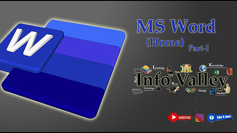 1- MS Word - Home (Part-I)