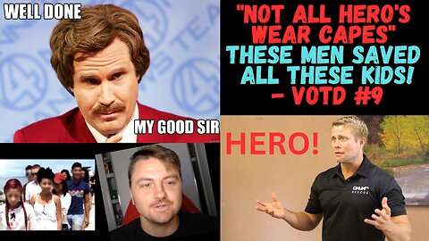 They saved all these Kids! Not all hero's wear capes! Video of the Day #9