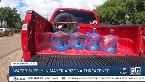 Water supply in Mayer, AZ threatened