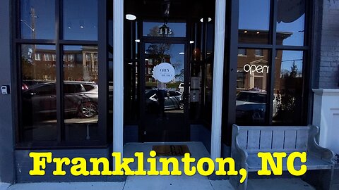 Join my QUEST to visit every town center in North Carolina. Today we are in Franklinton, NC