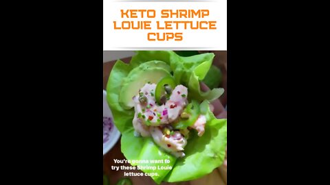 KETO SHRIMP LOUIE LETTUCE CUPS