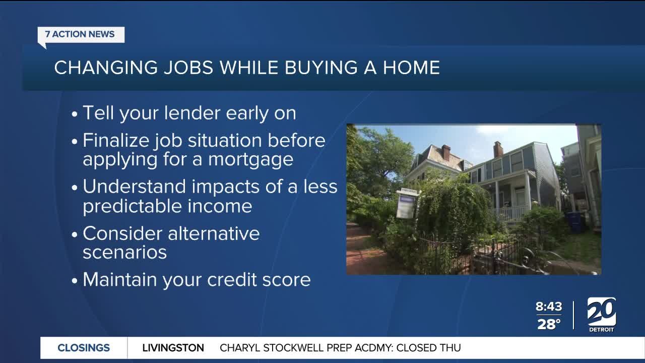 How you can change jobs while buying a home
