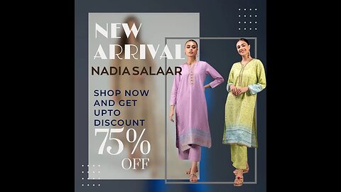 UP to 75% Off on Sana Safinaz & Khaadi by Nadia Salaar