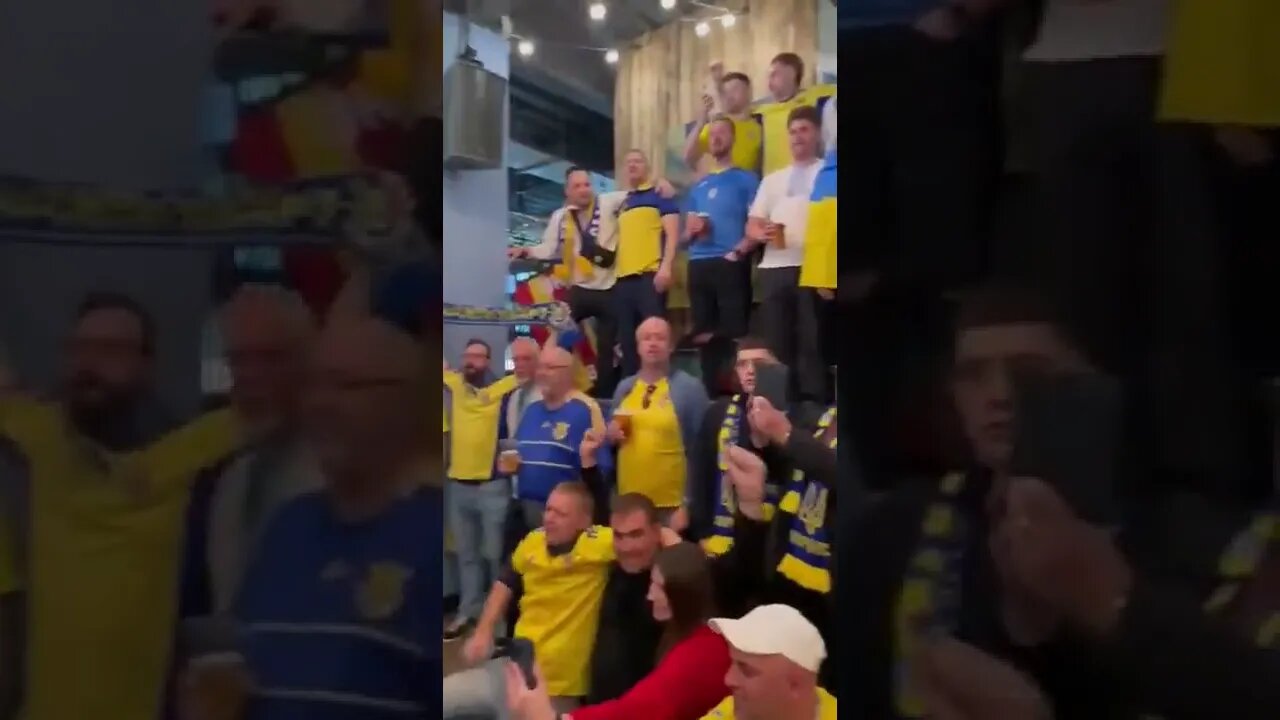 💙💛Українські вболівальники у Глазго! Україна - Шотландія. Боротимуться за вихід на Чемпіонат Світу!