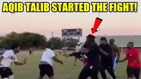 Aqib Talib identified by witnesses as starting the whole thing! This is sad!