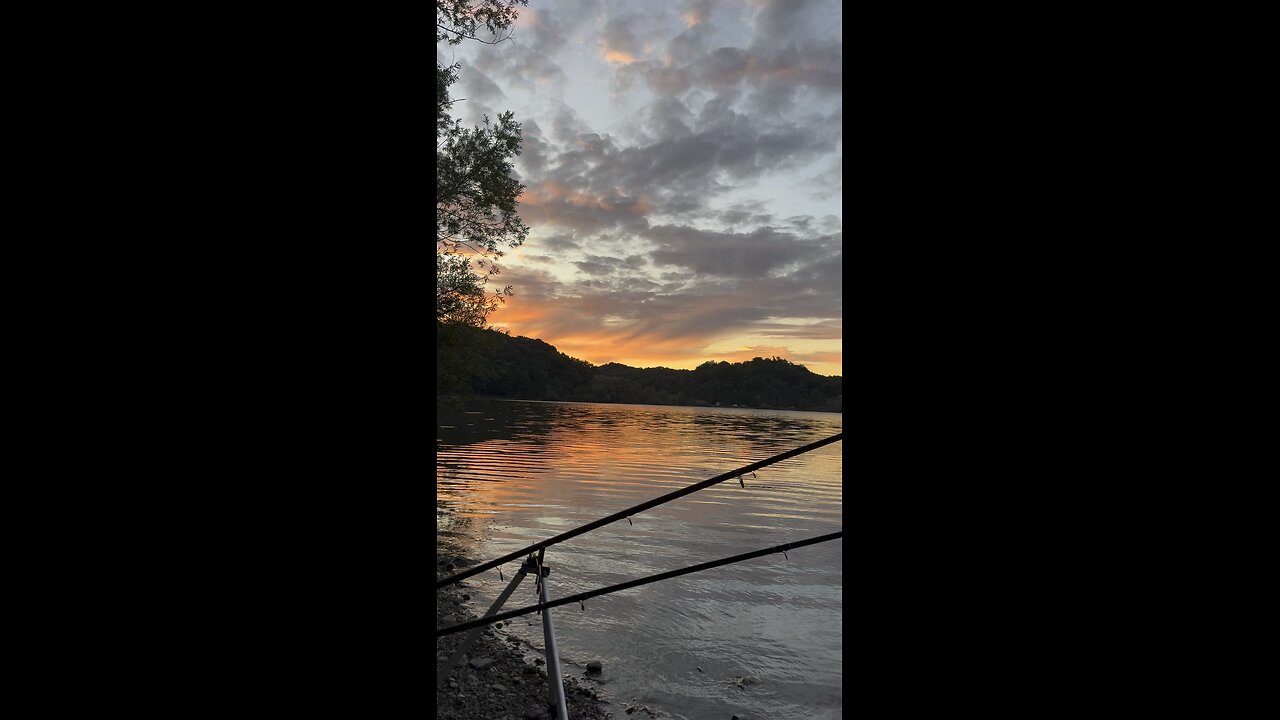 Lake, fishing, summer night on a lake, fishing on a lake