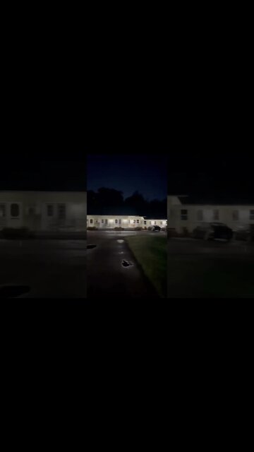 The beautiful briarwood cottages at night