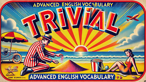 Vocabulary and Pronunciation "TRIVIAL" Advanced English