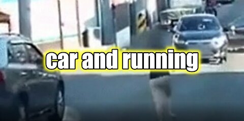 car and running