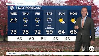 Metro Detroit Forecast: A few days in the 70s left