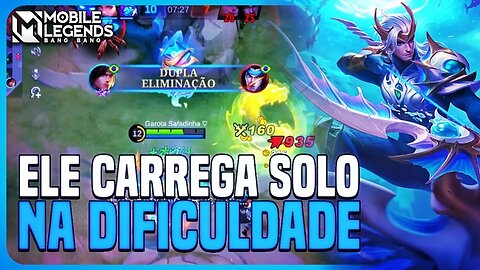 ELE É DIFICIL MAS CARREGA SOLOQ FÁCIL BEM JOGADO | YI SUN SHIN | MLBB